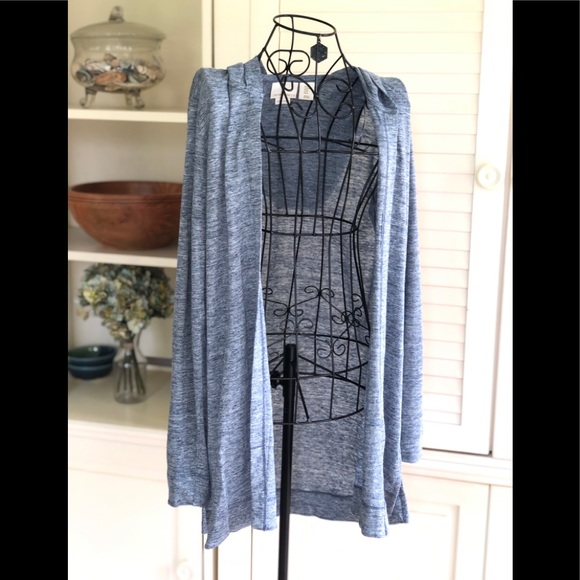 Cynthia Rowley Sweaters - Cynthia Rowley 100% Linen Hooded Cardigan